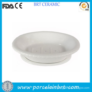 Bathroom Ceramic White Wholesale Wash Soap Dish